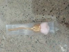 Nail art dust brush, pink bristle rose-shaped brush, nail art brush, nail trimming and cleaning brush, powder brush, blush brush, shanilak Specification image